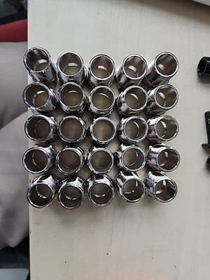 Lot Of 25 20mm BSPT Male x 1/2'' NPT Female Reducing Nickel Pipe Fitting Adapters