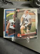 2025 Panini Prizm & Optic - Lot 2x - Mason Graham - RC - Cleveland Browns Rookie
