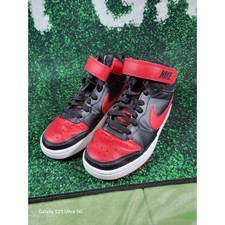 Nike Court Borough Mid 2 GS 'Bred' Sz 3.5Y CD7782-003