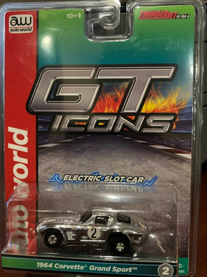 Auto World SC415 Tjet UltraG GT Icons 64 Corvette Grand Sport