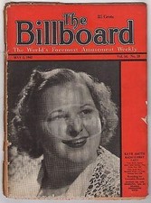 Kate Smith Hour Radio Star Vintage Billboard Music News Magazine 1942