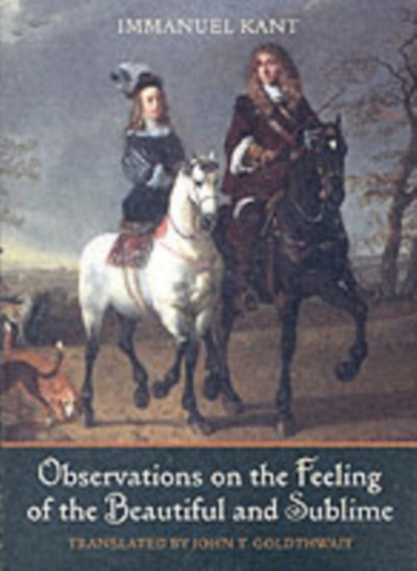 Observations on the Feeling of the Beautiful and Sublime by I... - - Image 3