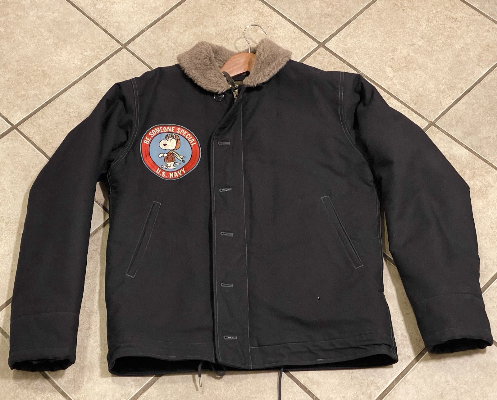 BUZZ RICKSON'S N-1 Deck Jacket Snoopy Collaborati… - image 1