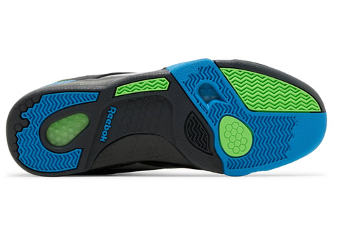 REEBOK SHAQ VICTORIA PUMP H06491 Negro Azul Baloncesto Hombres Talla 8 10 10.5 Nuevo - Imagen 4 de 7