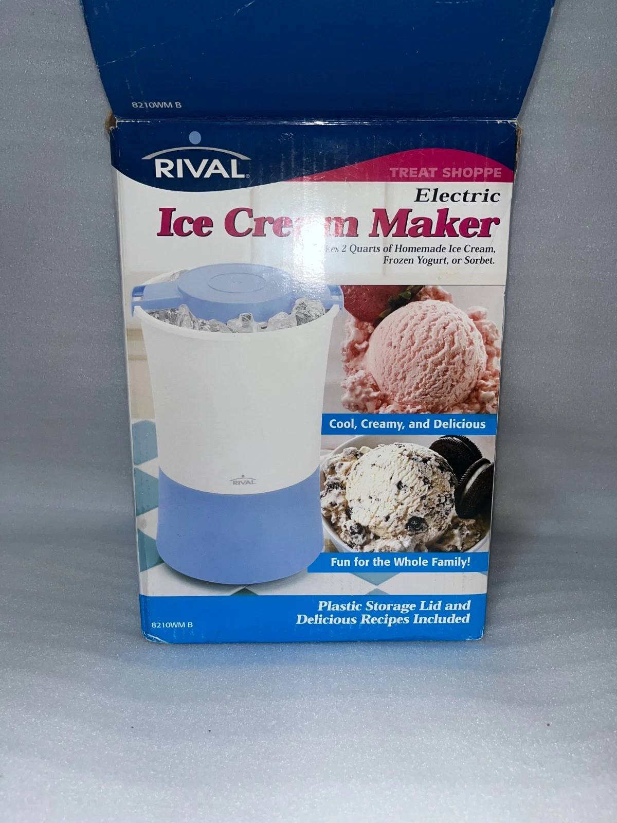 Rival Ice Cream maker 8210wm b NEW - OPEN BOX
Opens in a new window or tab
