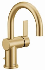Moen 6221BG Brushed Gold One-Handle Bathroom Faucet