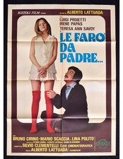 Manifesto Le Faro' Da Padre Gigi Proietti Alberto Lattuada Irene Papas A343