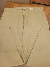 Carhartt Mens 42x32 Tag Tan Relaxed Fit Rugged Canvas Pants 102291 253