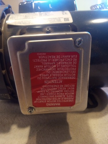 Marathon Electric Motor 3/4 HP 1725 Rpm 1PH 115/230Volt 56 056C17f5326a - Picture 3 of 8