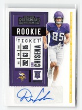 2020 PANINI CONTENDERS DAN CHISENA #239 VIKINGS ROOKIE TICKET AUTO