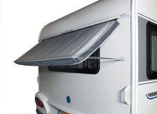Bo-Camp Caravan Fenstermarkise, 180x75cm, gra...