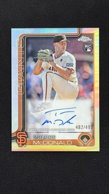 2025 Topps Chrome Christian Koss AC-CK Rookie Refractor Auto SP /499