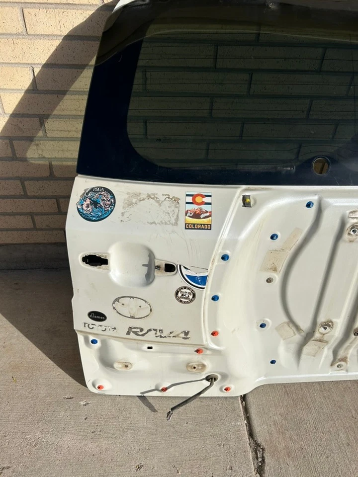 Toyota RAV4 2006-2012 puerta trasera puerta trasera carcasa privacidad tinte blanco  Foto 3 de 4