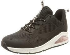 Skechers Women's UNO 2-Traveler Sneaker, Black, 9