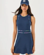 NWT Lilly Pulitzer UPF 50+ Luxletic Parkerly Active Dress Color: Multi Dahlia.