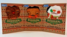 New  Fuggler Funny Ugly Monster - lot of 3 - FESTIVE FUGGS Series plush toy 