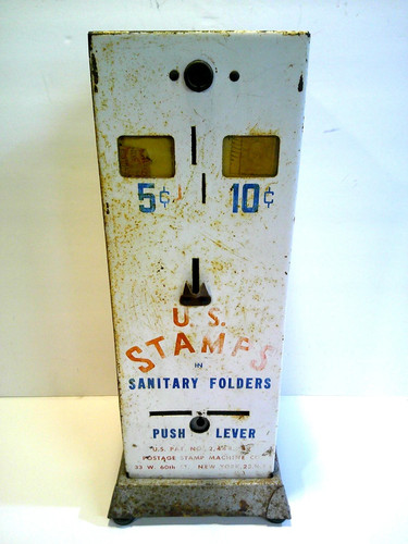 US Postage Stamp Machine Counter Model Vintage 1970s Vending 1970s