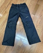 Arctix 5K Youth Kids Sz Large Black Insulated Snow Ski Winter Reinforced Pants