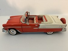 Franklin Mint 1955 Salmon Chevrolet Belair Convertible 1/24 Scale Diecast Car