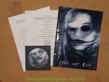 FEAR DOT COM PRESSKIT WITH INFO AND CD FEAR.COM Movie Poster Art on Cover