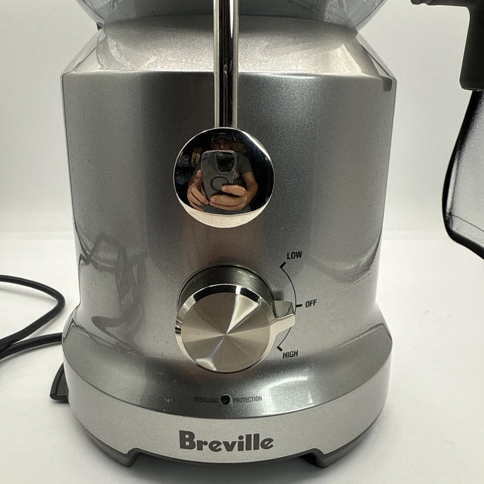 Breville Juice Fountain Cold 850W Centrifugal Juicer Silver BJE430SIL Tested - Image 2 of 4