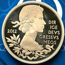 UK 5 POUNDS 2012 SILVER 925 PROOF, 60th anni. of accession of Queen Elizabeth II