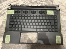 Dell Alienware M15 R7 Spanish Espanol Backlit Keyboard Palmrest 0HN40P AW1