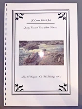 JC Cross Stitch Art: John S Sargent - On His Holiday 1901, Single Pattern