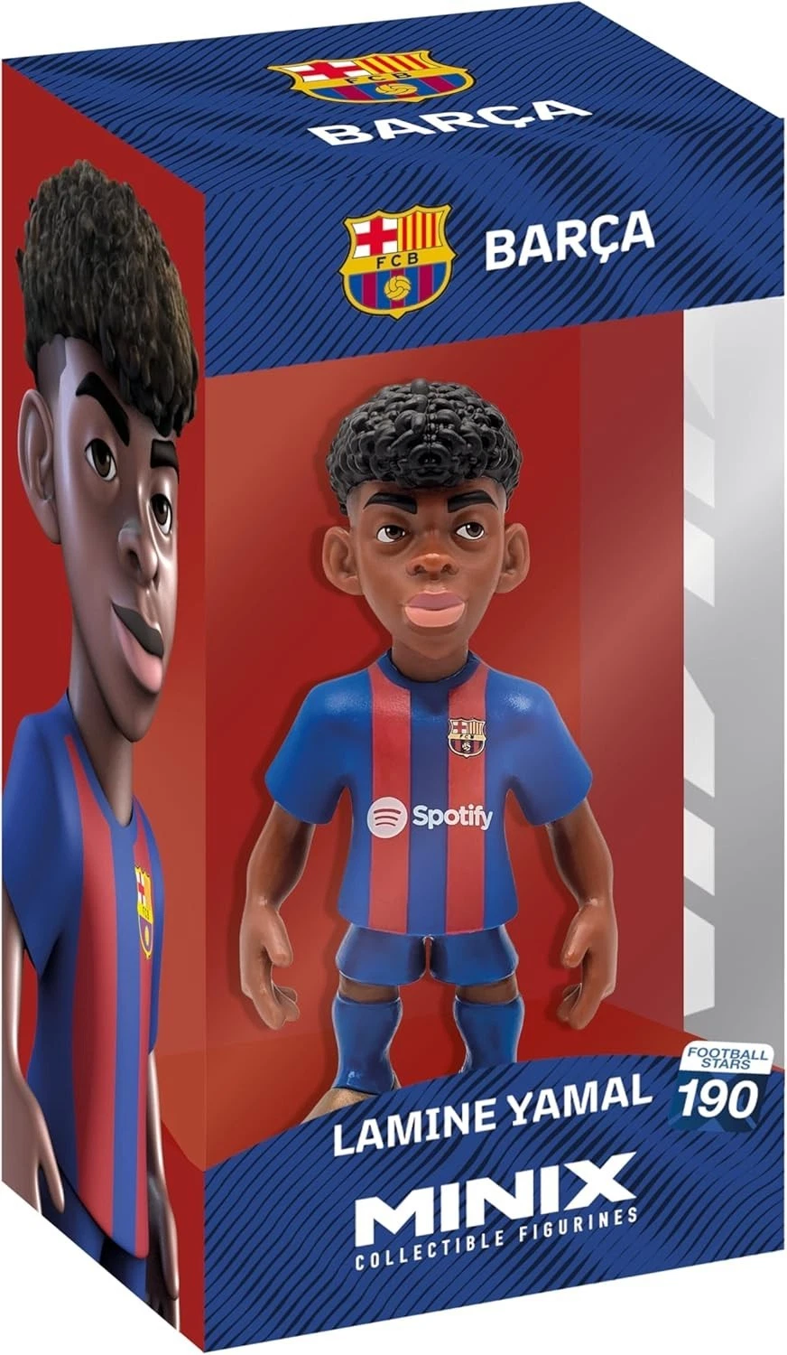Minix Collectible Figurines Lamine Yamal Barcelona #190 5 inch