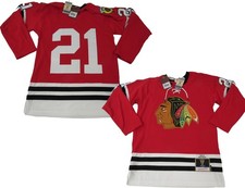 New 1960-61 Stan Mikita #21 Chicago Blackhawks Mens Mitchell & Ness Jersey $225