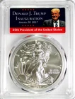2018-(W) American Silver Eagle PCGS MS 70 #GA5-11 "Trump Label"