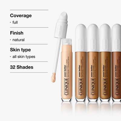 Clinique Even Better All-Over Concealer + Eraser, 10 Alabaster, Ret $32