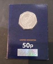 2021 John Logie Baird 50p Fifty Pence Coin BU in Change Checker Card