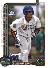 2025 Topps Pro Debut Pablo Guerrero Hub City Spartanburgers #PD-172