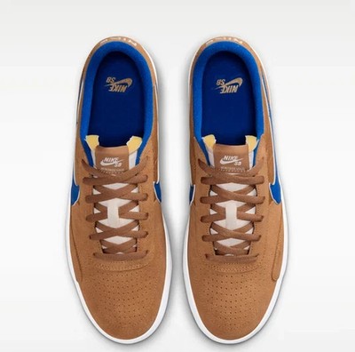 Nike SB Heritage Vulc Skate Brown Blue Sneakers CD5010-200  display picture 3