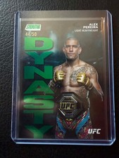 Alex Pereira /50 Green Dynasty - 2025 Topps Stadium Club UFC