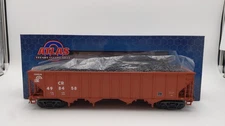 Atlas 3001285-2 O Gauge Conrail 4 Bay Hopper Car #498458 (3 Rail) LN/Box