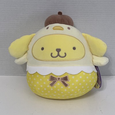 Squishmallows 8'' Easter 2025 Hello Kitty Pompompurin In Chick Costume New