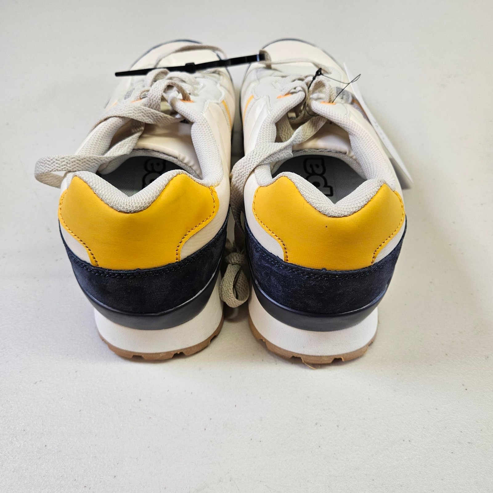 Kappa DR Trainer Beige Navy Yellow UK 7 EU 41 Unisex Retro Trainers image 5