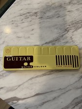 Vintage Guitar Multicolor Watercolor Set Arti...