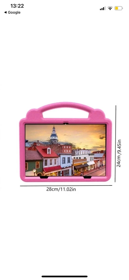 Universal 10.1 Inch Android Tablet Parental Control Pink 3GB RAM 64GB ROM pink - Image 2 of 4