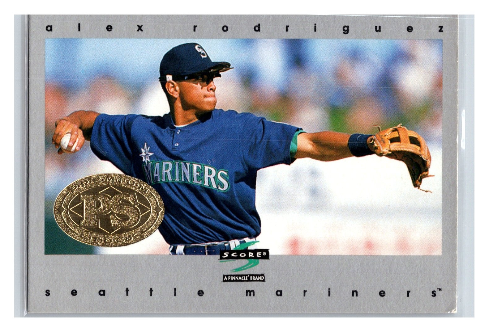1997 Score Premium Stock #95 Alex Rodriguez