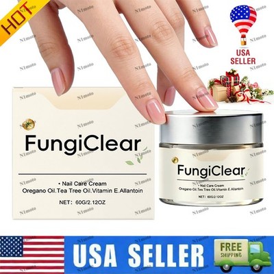 FungiClear Phrena Nail Care Cream With Tea Tree Oil, Oregano Oil, Vitamin E 