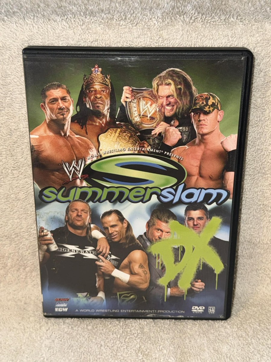 WWE Summerslam 2006 DVD Free Shipping DX Shane McMahon Hulk Hogan