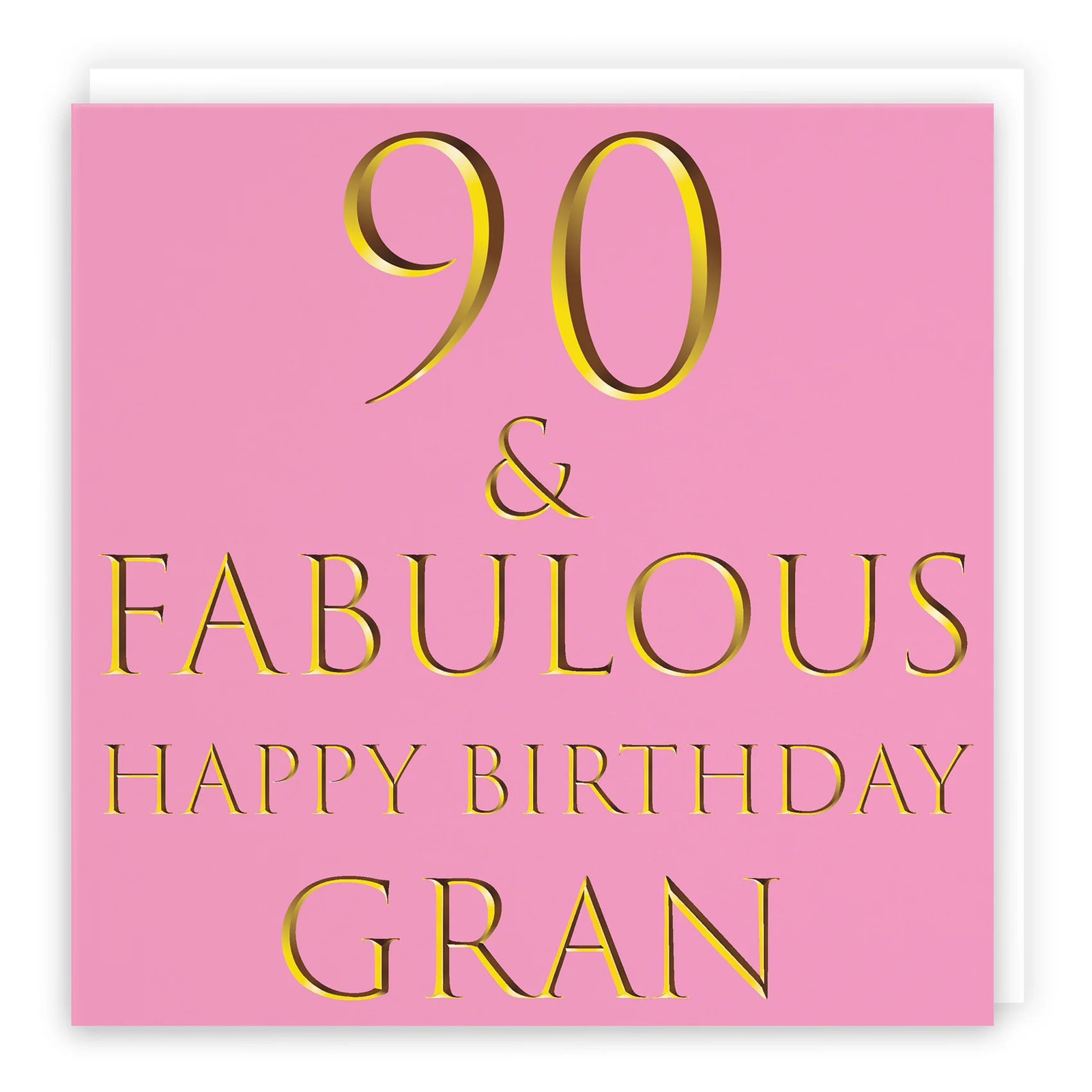 90th Gran Birthday Card Still Totally Fabulous