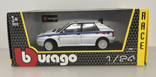 Burago 1/24 Lancia Delta HF Intergrale EVO 2 Die-Cast WHITE - NEW and BOXED