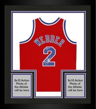 FRMD Chris Webber Kings Signed Statement 1994-95 Mitchell & Ness Jersey 