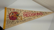 🔥 1983 Washington Redskins NFC Champions Pennant – Team Signed! 🔥