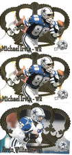 MICHAEL IRVIN KEVIN WILLIAMS LOT 1995 PACIFIC COLLECTION CROWN ROYALE 94 COWBOYS
