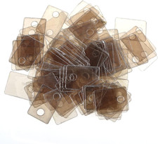 Mica Insulator Sheet 100PCS TO-220 Natural Transparent Rectangle Shape Mica Ins